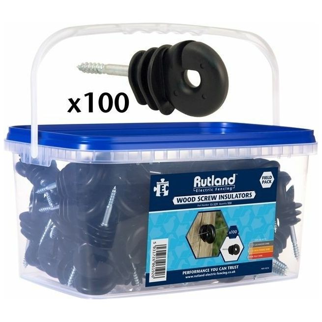 Rutland Bucket Wood Screw Insulators