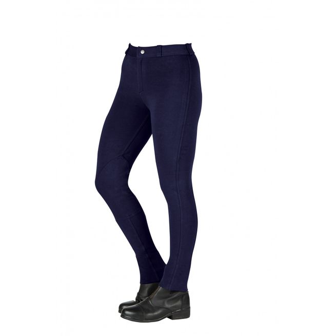 Saxon Warm Up Cotton Jodhpurs II (Navy)