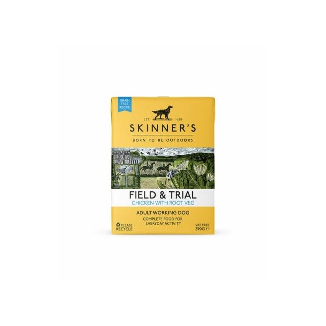 Skinner's Field &amp; Trial Adult Tray (Chicken) 390g