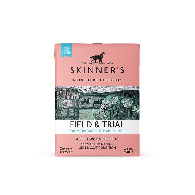 Skinner's Field &amp; Trial Adult Tray (Salmon) 390g