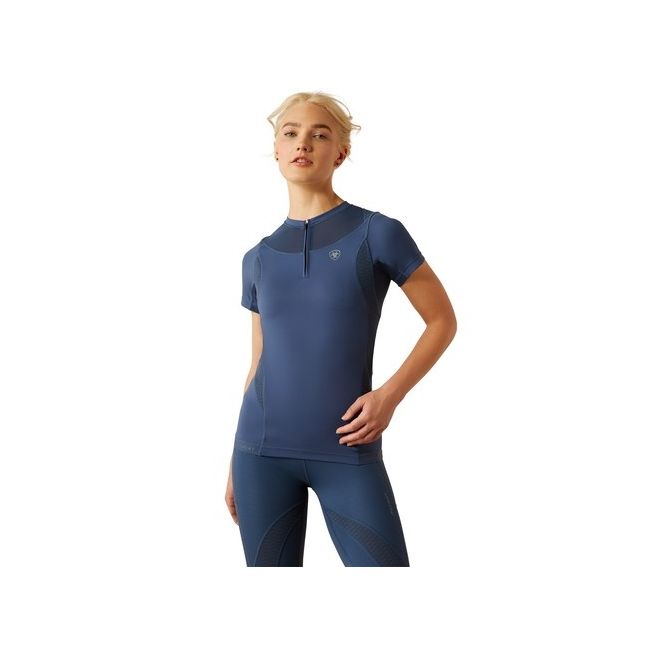 *OUTLET* Ariat Womens Ascent Crew Baselayer (Dark Denim)