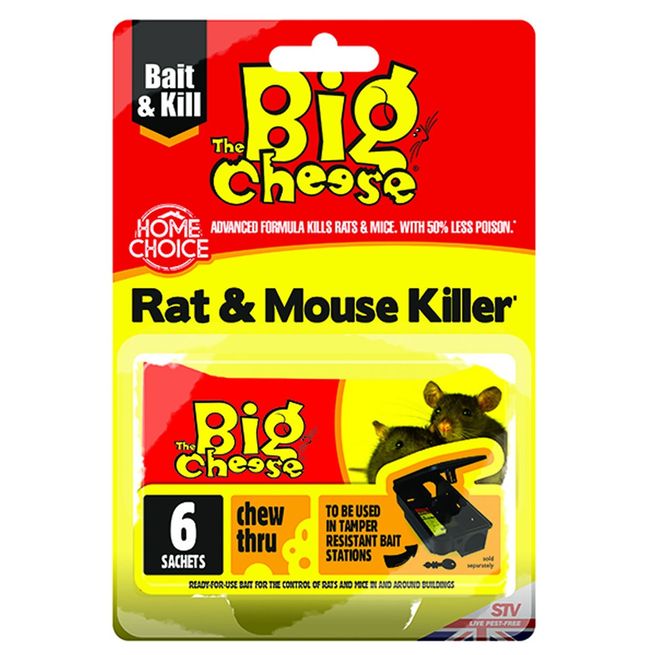 The Big Cheese Rat &amp; Mouse Killer Grain Bait