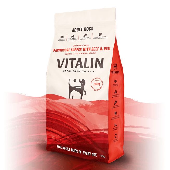 Vitalin Adult Beef &amp; Veg (2kg)