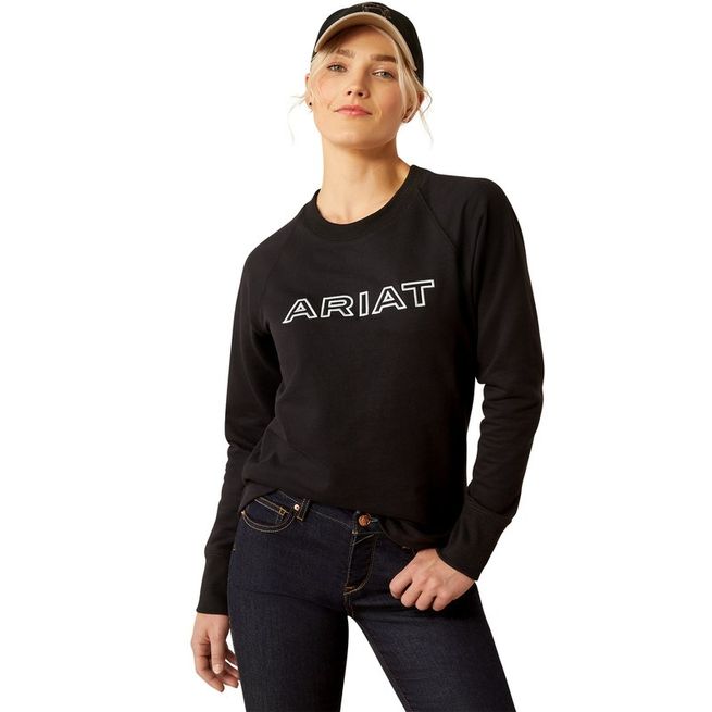 *OUTLET* Ariat Womens Benicia T Sweatshirt (Black)
