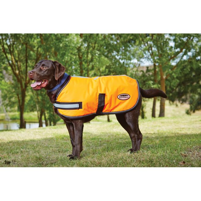 Weatherbeeta Comfitec Reflective Parka 300d Dog Coat (Orange)