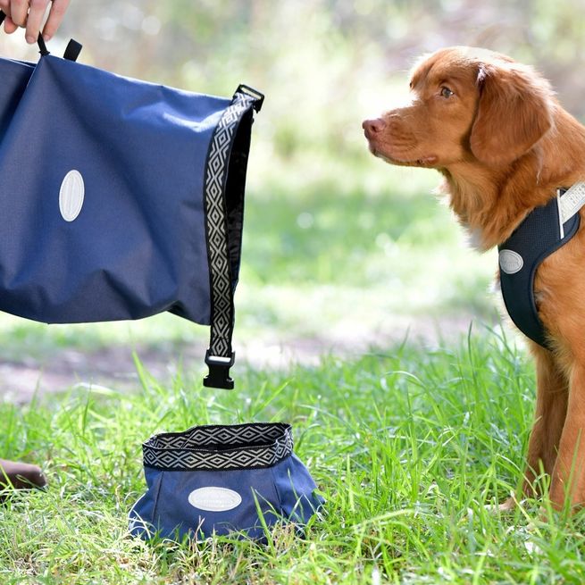 Weatherbeeta Explorer Dog Food Portable Bag (Navy)