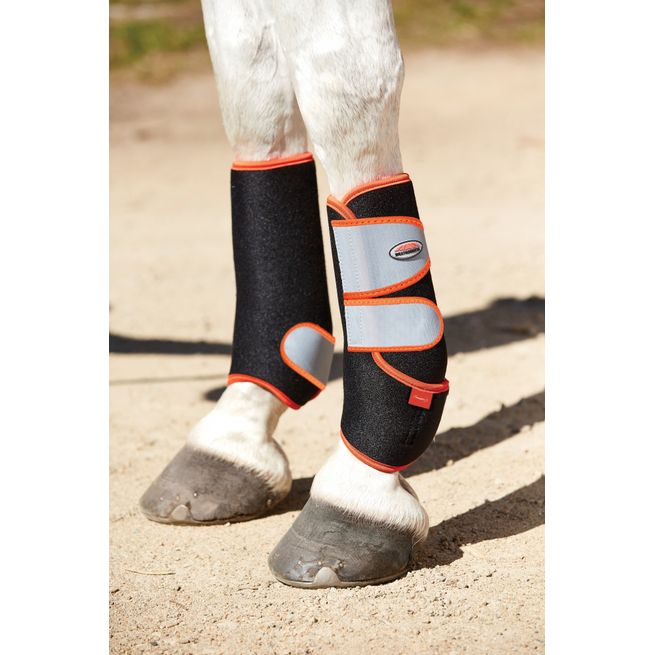 Weatherbeeta Therapy-Tec Sports Boots (Black/Silver/Red)