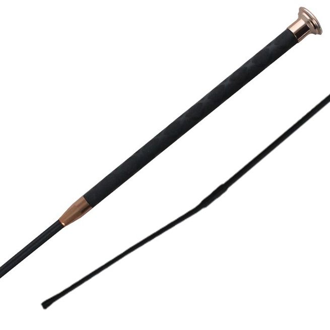 Woof Wear Harmony Dressage Whip (Black/Rose Gold)