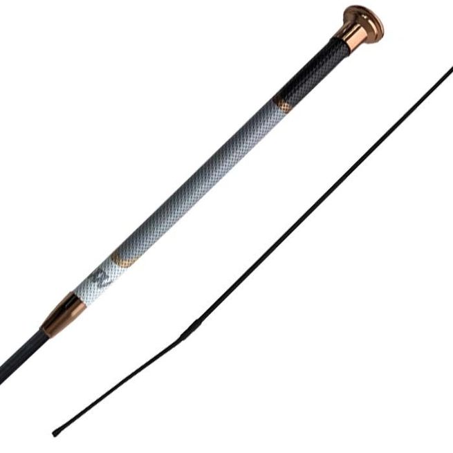 Woof Wear Harmony Resolute Dressage Whip (Grey/Rose Gold)