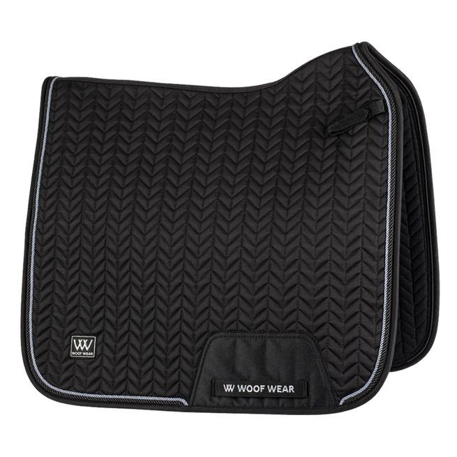 Woof Wear Herringbone Dressage Saddle Pad (Black)
