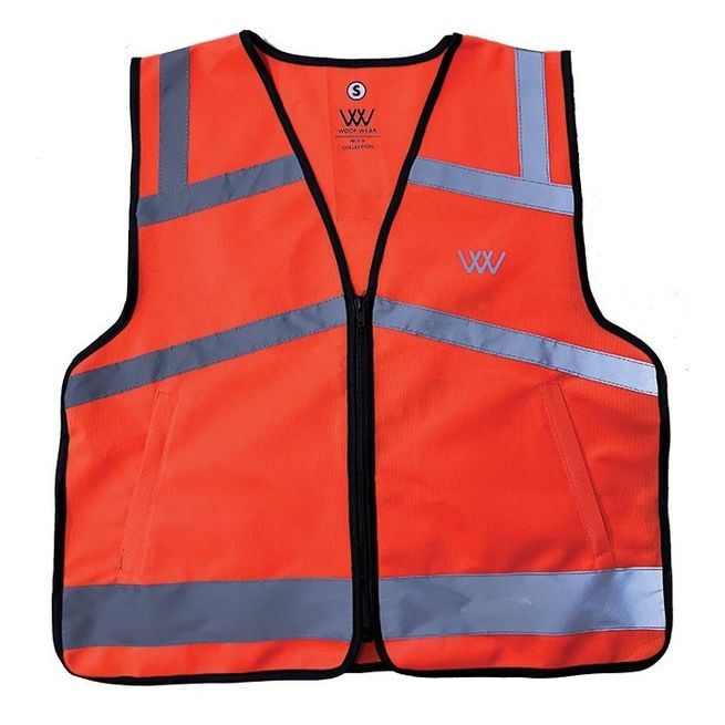 Woof Wear High Viz Riding Vest (Orange)