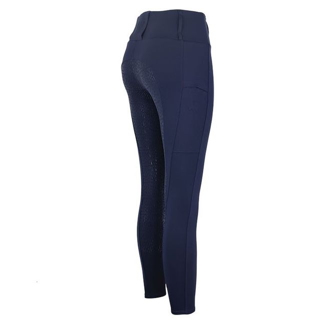 Woof Wear Ladies All Season Riding Tights - Full Seat (Navy)
