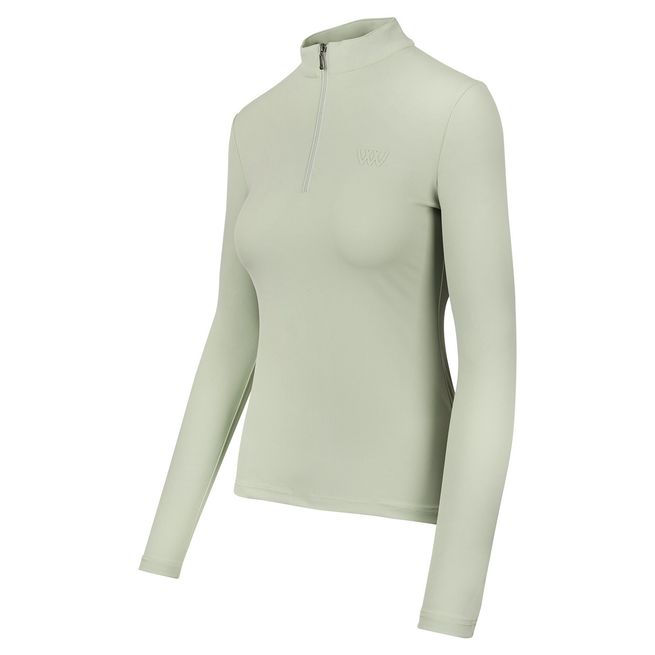 Woof Wear Ladies Long Sleeve Tech Riding Shirt (Sage Green)