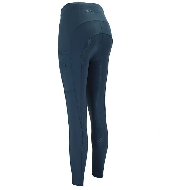 Woof Wear Ladies Original Riding Tights - Full Seat (Petrol)
