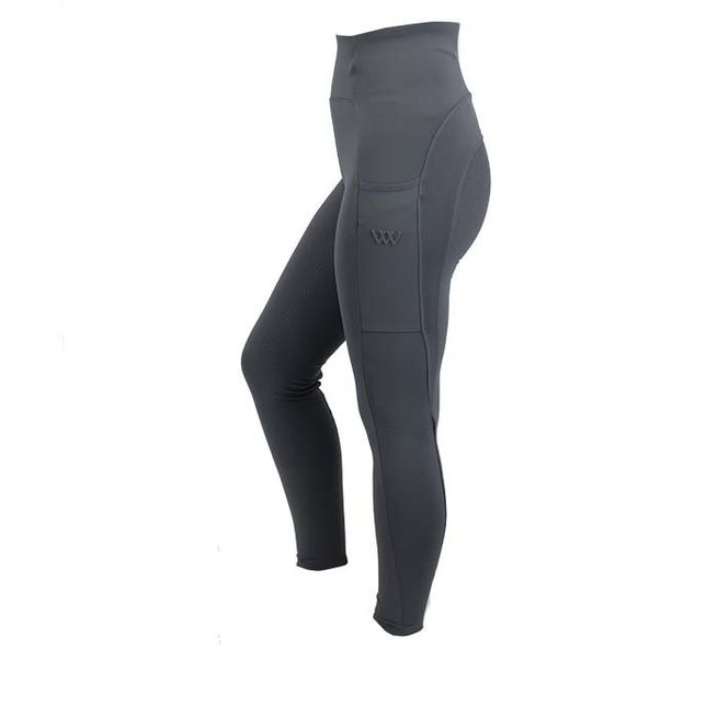 Woof Wear Ladies Original Riding Tights - Full Seat (Slate)