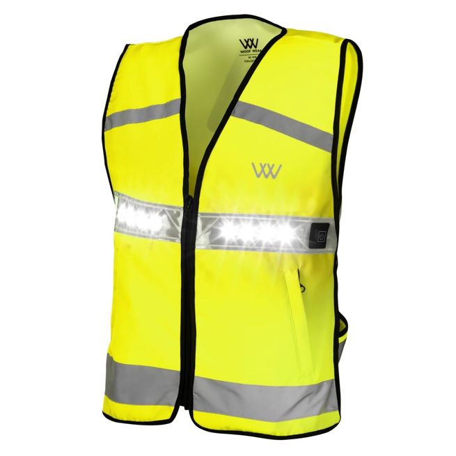 Woof Wear LED Hi Vis Riding Vest (Hi Vis Yellow)