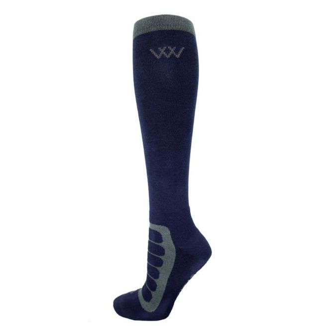 Woof Wear Long Bamboo Tech Riding Sock (Navy)