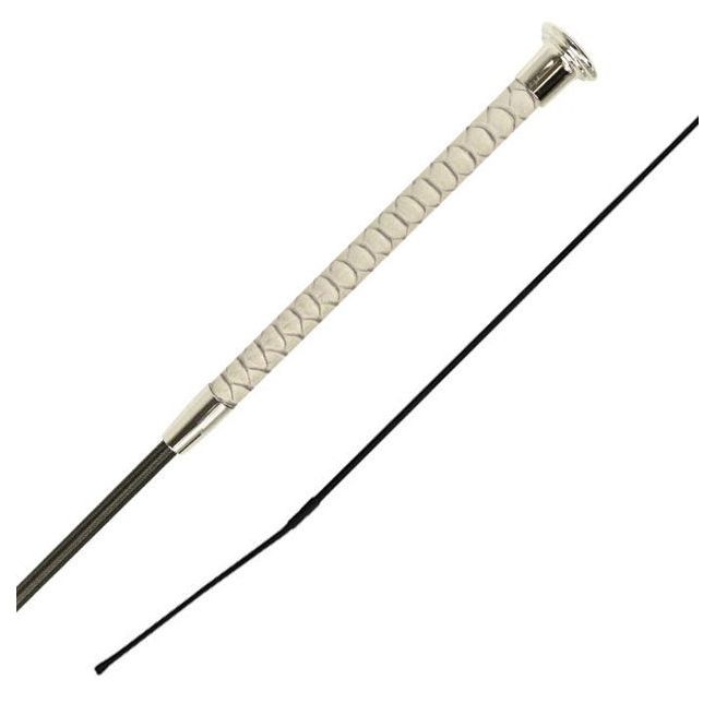 Woof Wear Reptile Dressage Whip (Grey/Silver)