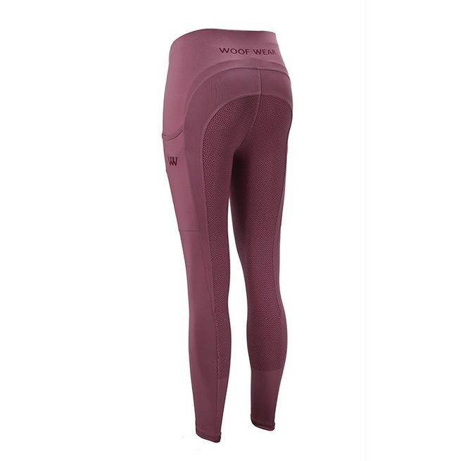 Woof Wear Young Rider Pro Riding Tights - Full Seat (Rose)