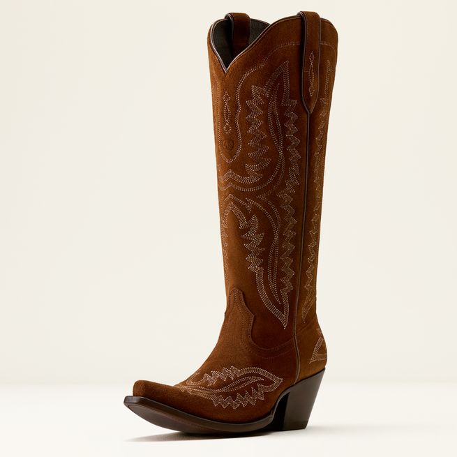 Ariat Womens Casanova X Toe (Oiled Tan Suede)