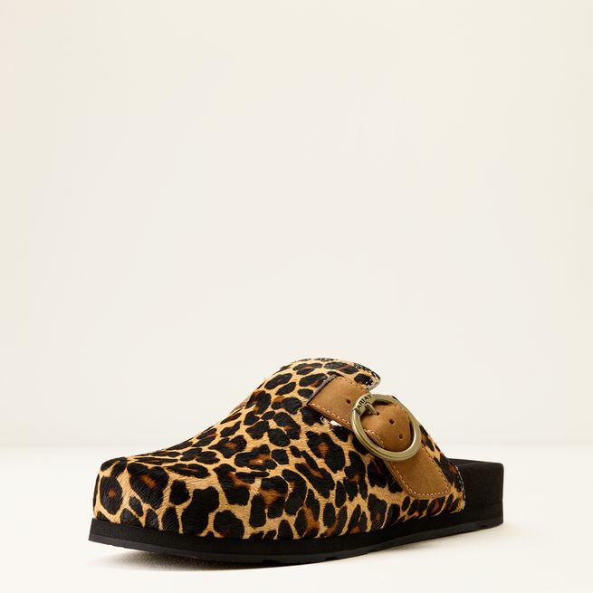 Ariat Womens Country Mule (Leopard Hair On/Oxford Tan)