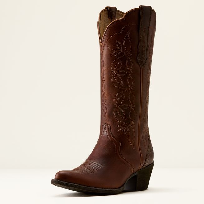 Ariat Womens Heritage Blossom J Toe (Vintage Caramel)