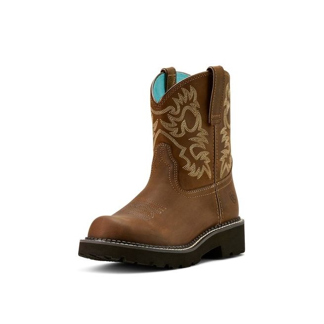 Ariat Women's Fatbaby Western Boot (Sassy Brown)