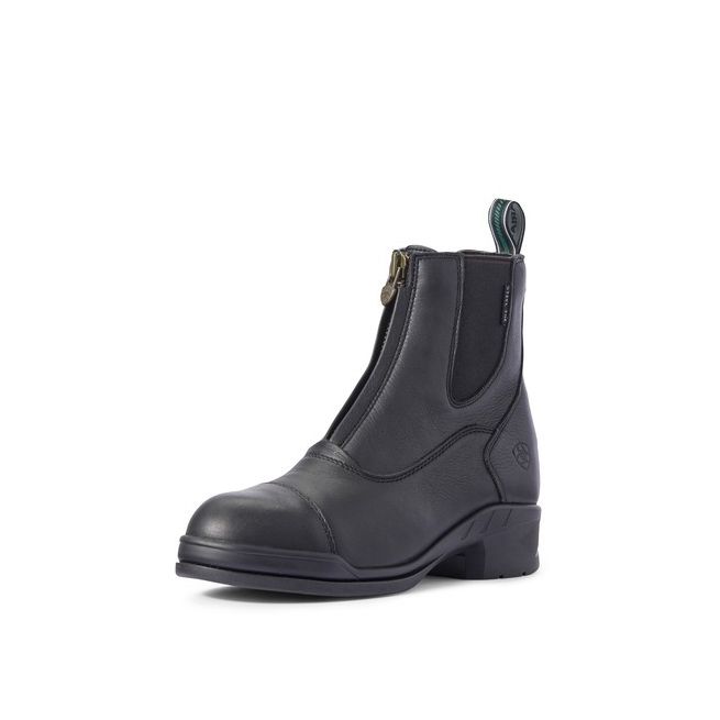 Ariat Women's Heritage IV Zip Steel Toe Safety Boot (Black)