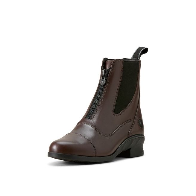 Ariat Women's Heritage Zip Paddock Boot (Light Brown)