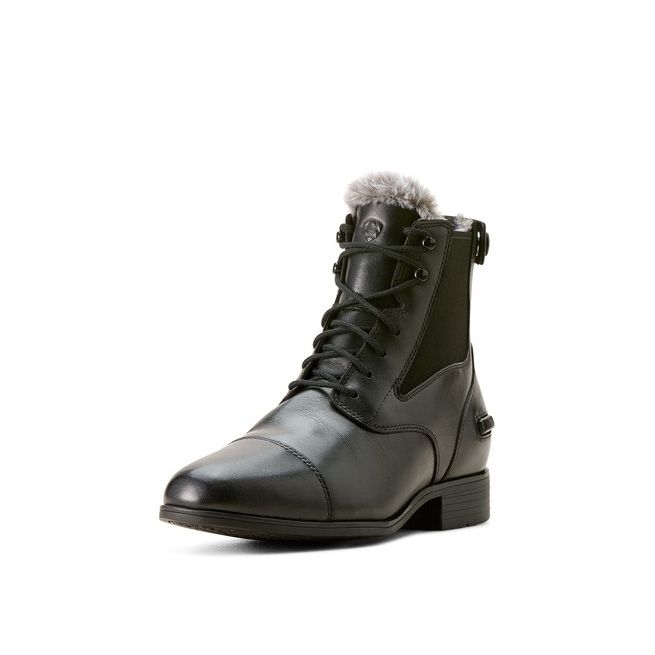 Ariat Women's Kendall Back Zip Sherpa Paddock Boot (Black)