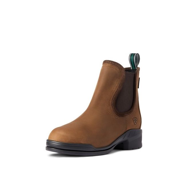 Ariat Women's Keswick Steel Toe Safety Boot (Distressed Brown)