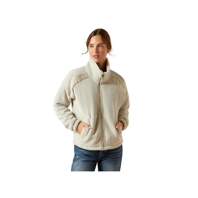 Ariat Women's Lafayette Full Zip Fleece (Pelican)