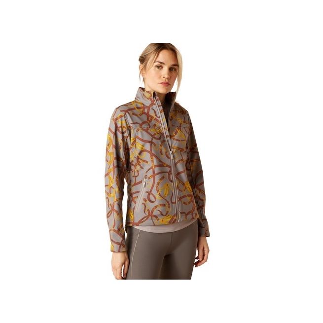 Ariat Women's New Team Softshell Jacket (Zinc Bridle)