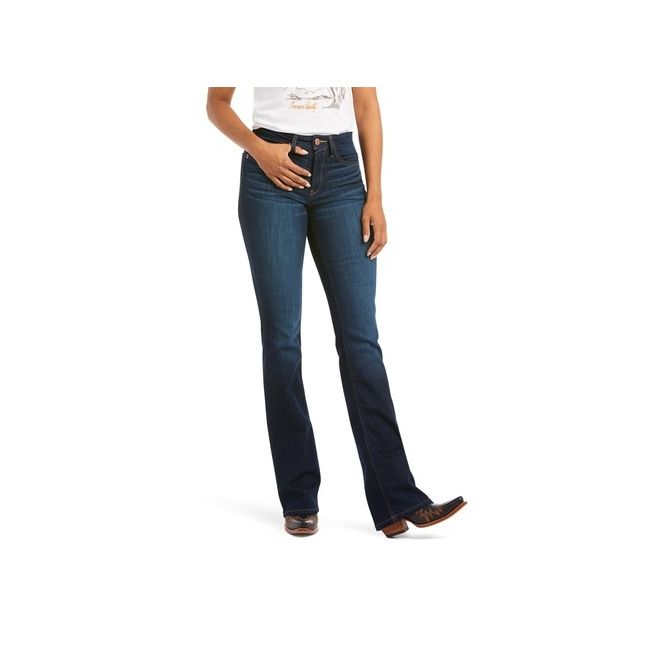 Ariat Women's R.E.A.L High Rise Ballary Boot Cut Jean (Pennsylvania)