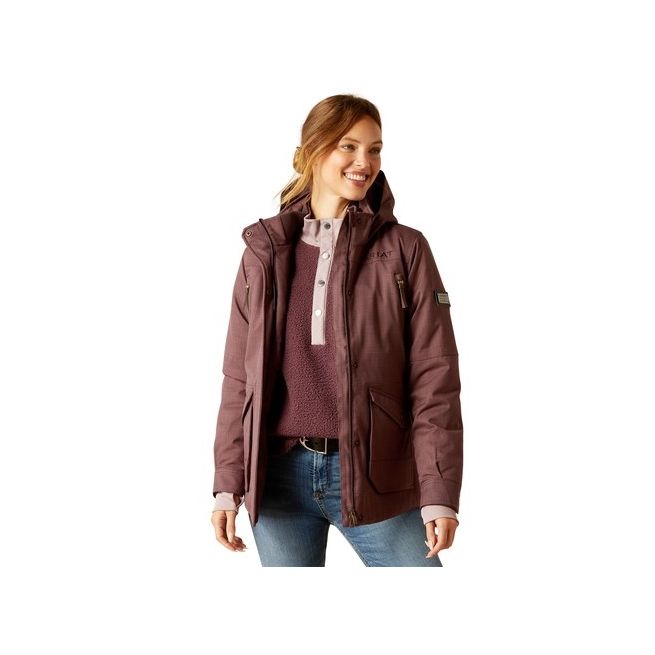 Ariat Women's Sterling Waterproof Insulated Parka (Raisin)