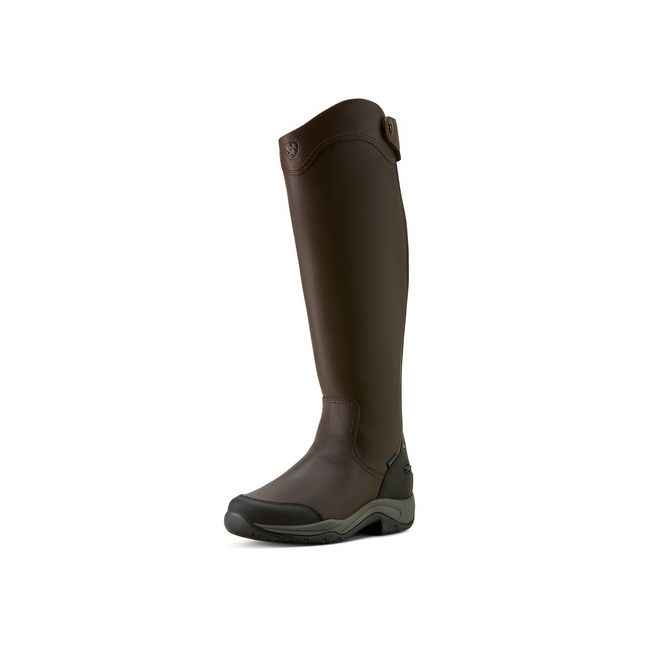 Ariat Women's Telluride Tall Waterproof Boot (Dark Brown)
