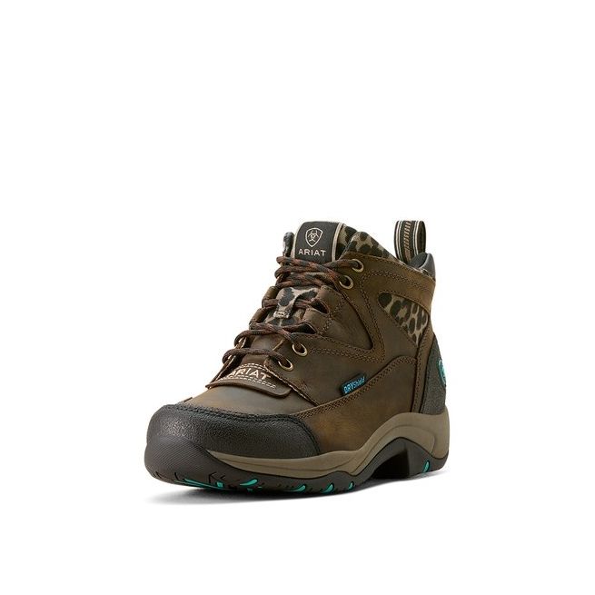Ariat Women's Terrain Lace H20 (Leopard Camo/Chocolate)