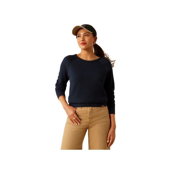Ariat Womens Cambeck Sweater (Navy)