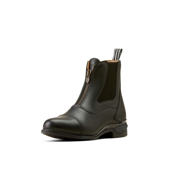 Ariat Womens Devon Axis Pro Zip Paddock Boot (Black)