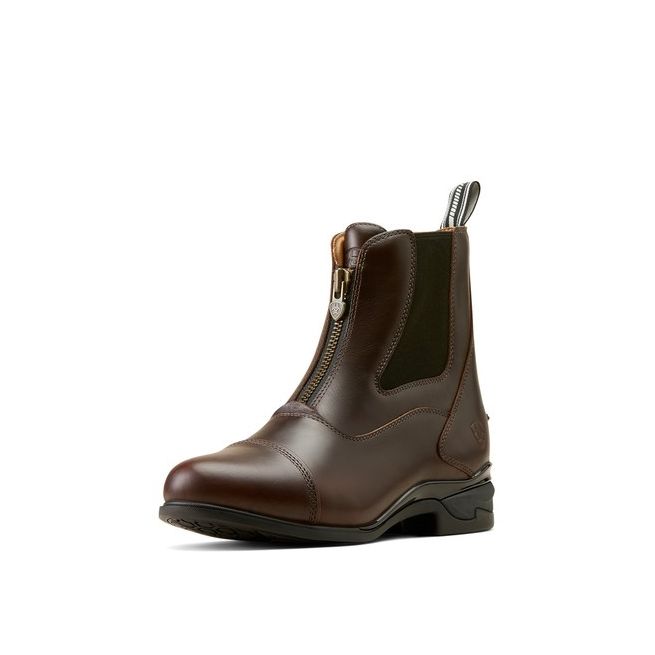 Ariat Womens Devon Axis Pro Zip Paddock Boot (Waxed Chocolate)