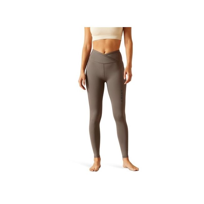 Ariat Womens EOS Chic Half Grip Tight (Plum Grey)