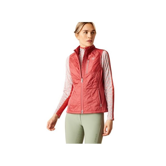 Ariat Womens Fusion Insulated Vest (Slate Rose)