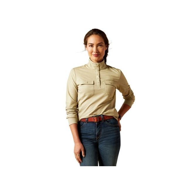 Ariat Womens Hillcoombe Buttoned Long Sleeve (Sage)