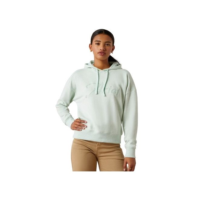 Ariat Womens Just Hoodie (Beach Glass Heather)