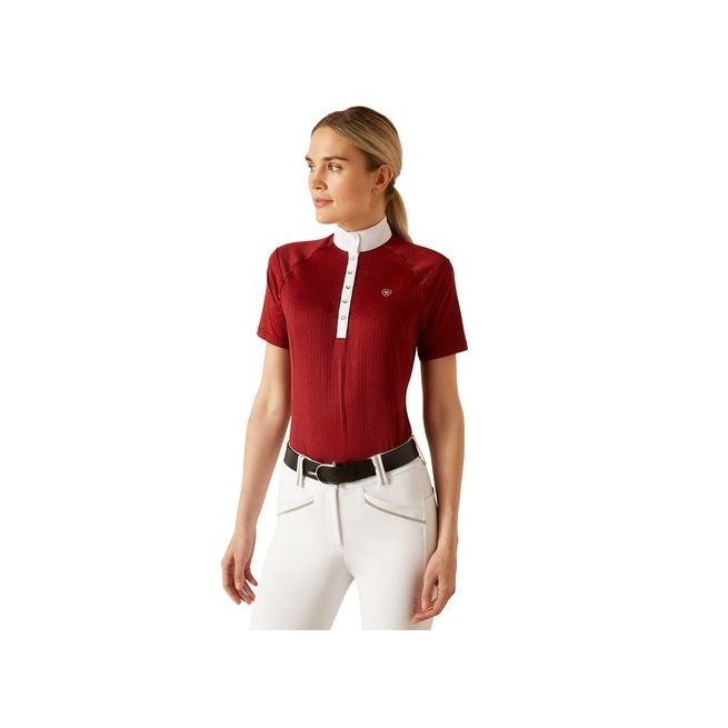 Ariat Womens Showstopper 3.0 Show Shirt (Sun Dried Tomato)