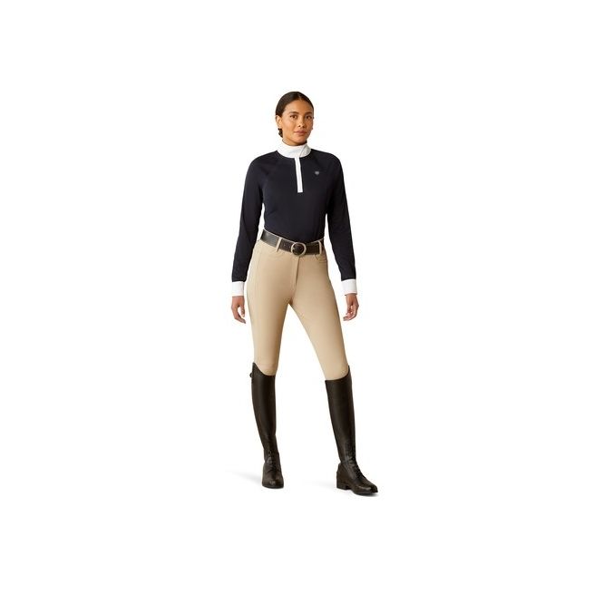 Ariat Womens Sunstopper 3.0 Pro Show Shirt (Navy)