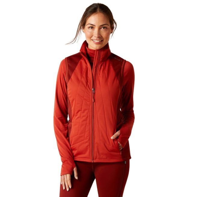 Ariat Womens Venture Gilet (Red Ochre)