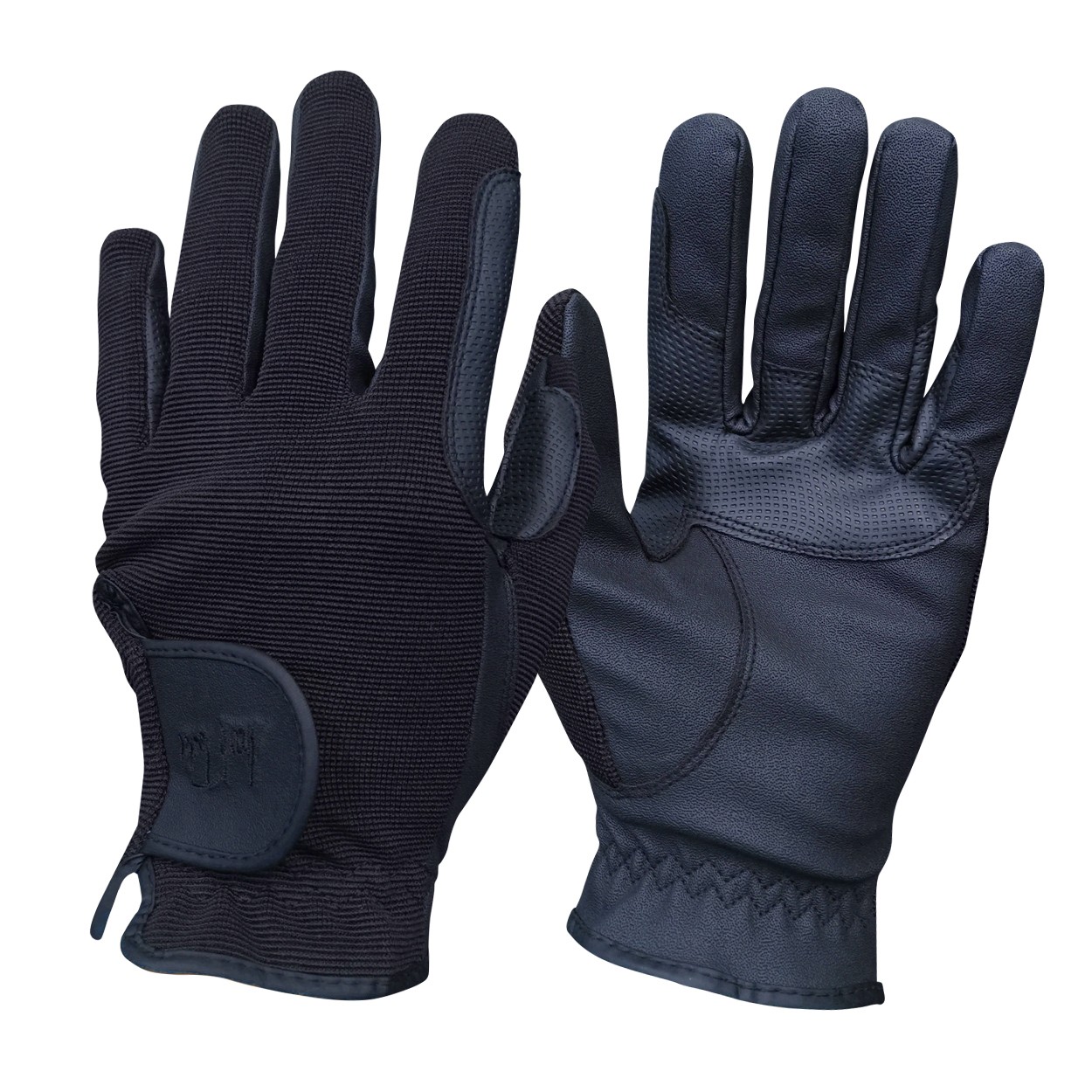 Mark Todd Adults Super Riding Gloves Navy Wychanger Barton