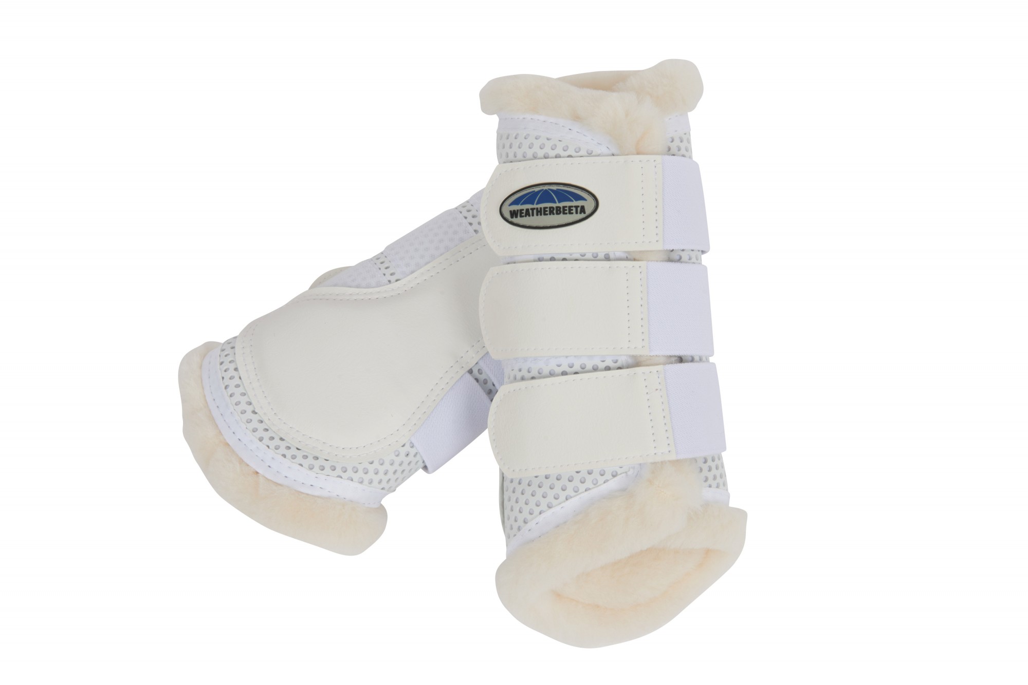 Weatherbeeta Pure Wool Lined Exercise Boots (White