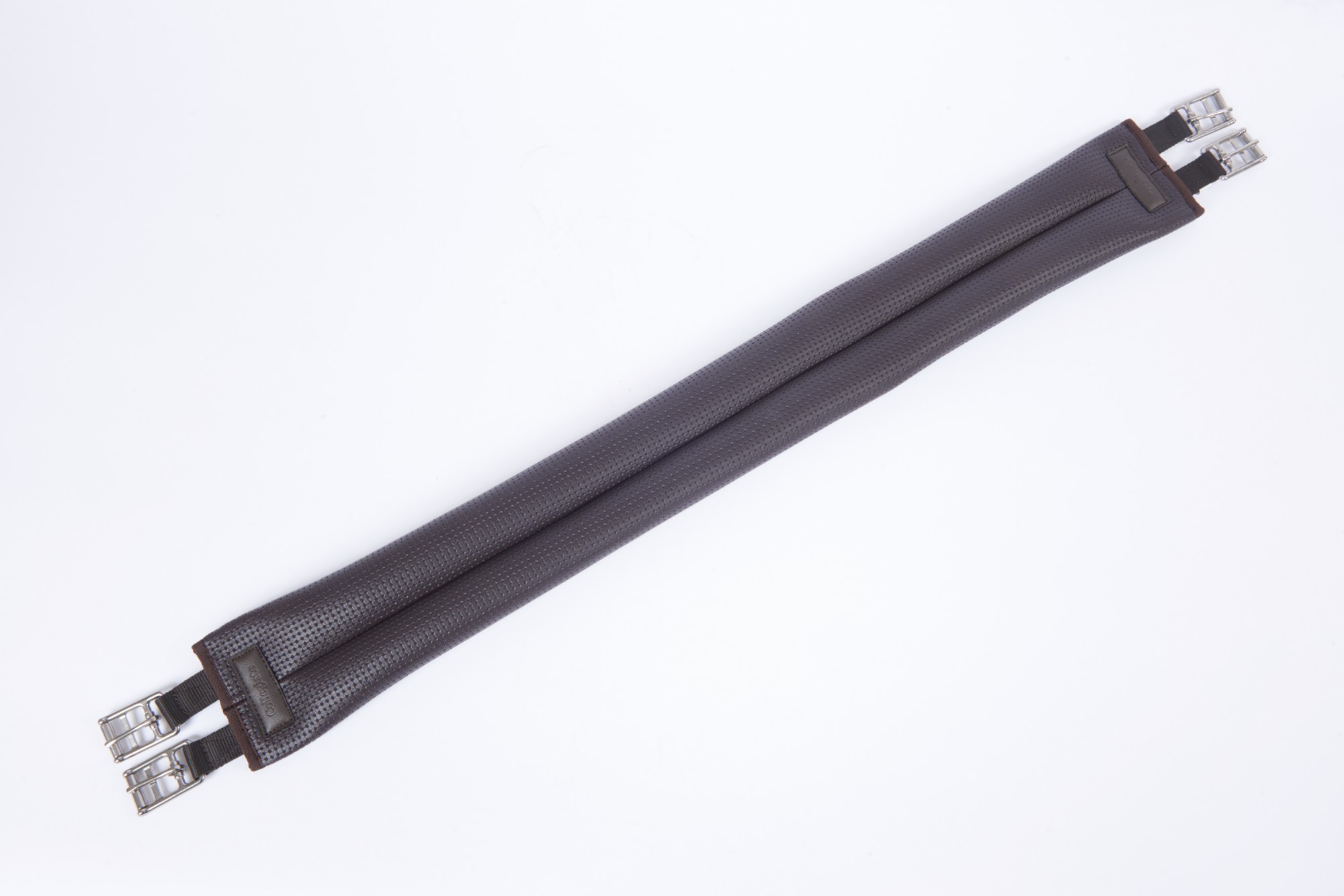 Collegiate Straight Long Elastic Girth (Brown) Wychanger Barton